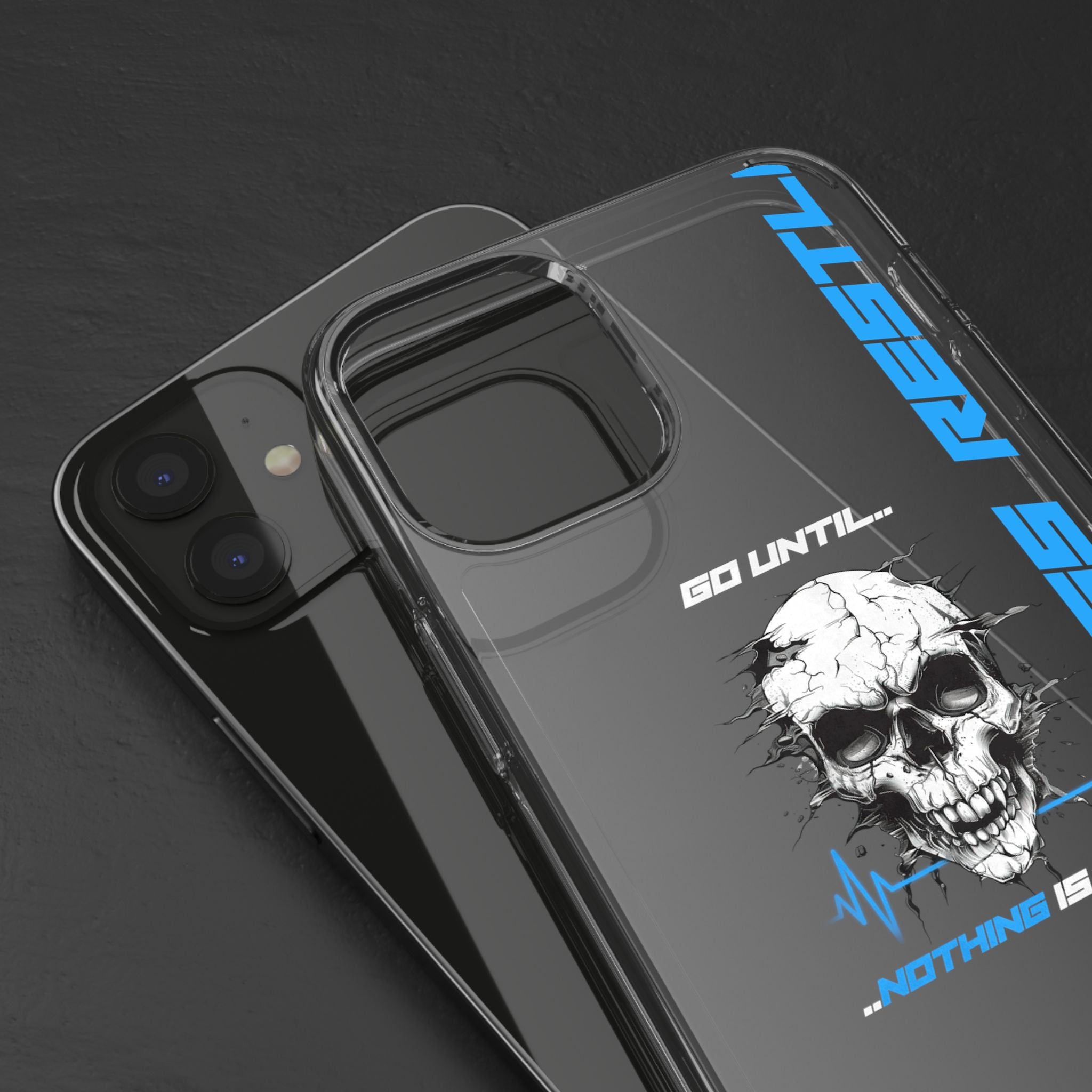 "Last Rep" Clear Phone Case — Pressure Proof