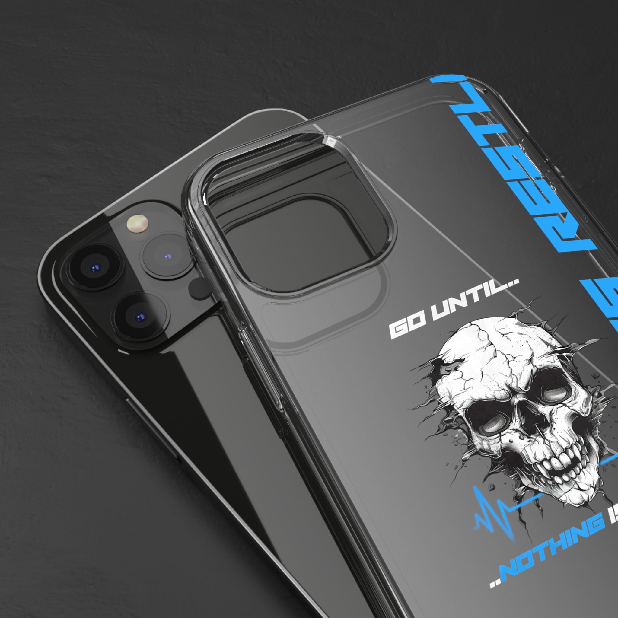 "Last Rep" Clear Phone Case — Pressure Proof