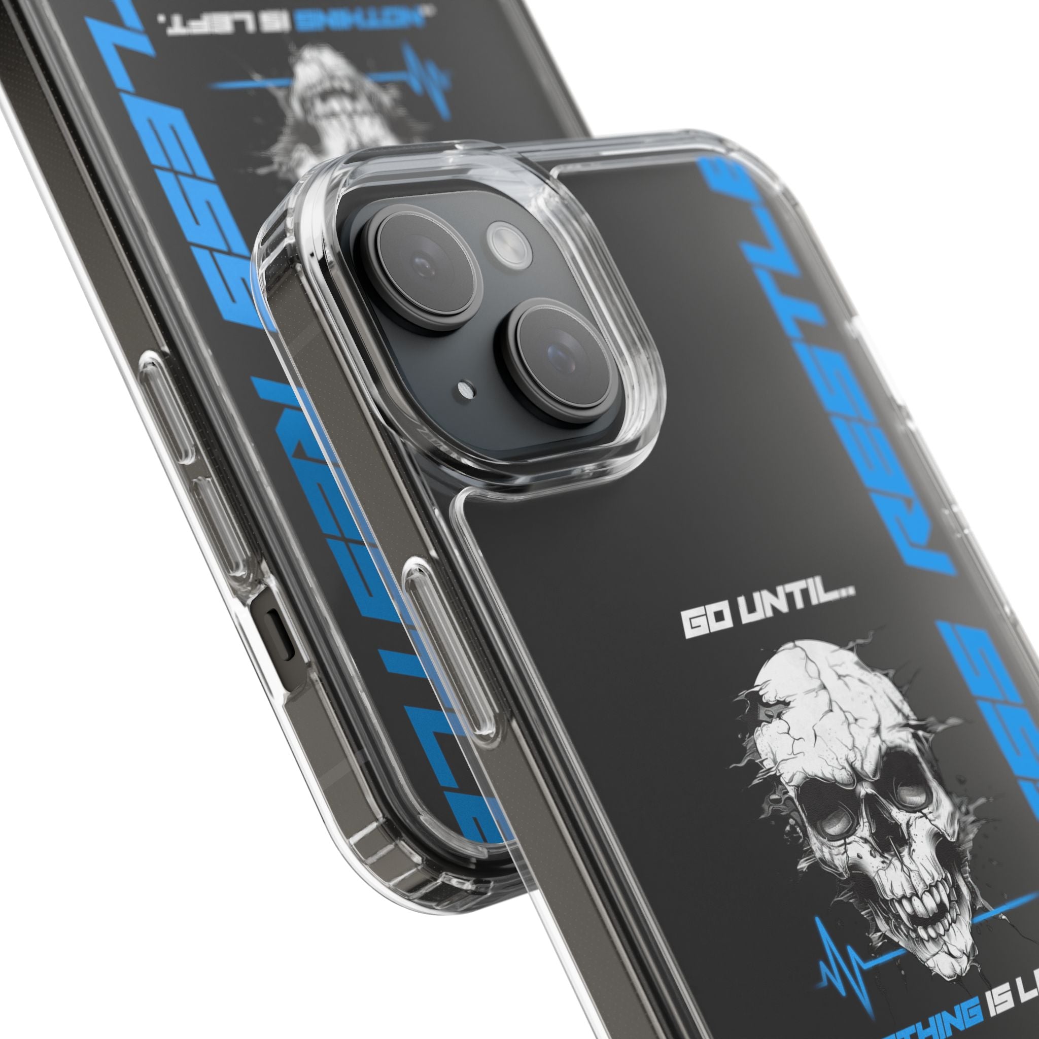 "Last Rep" Clear Phone Case — Pressure Proof