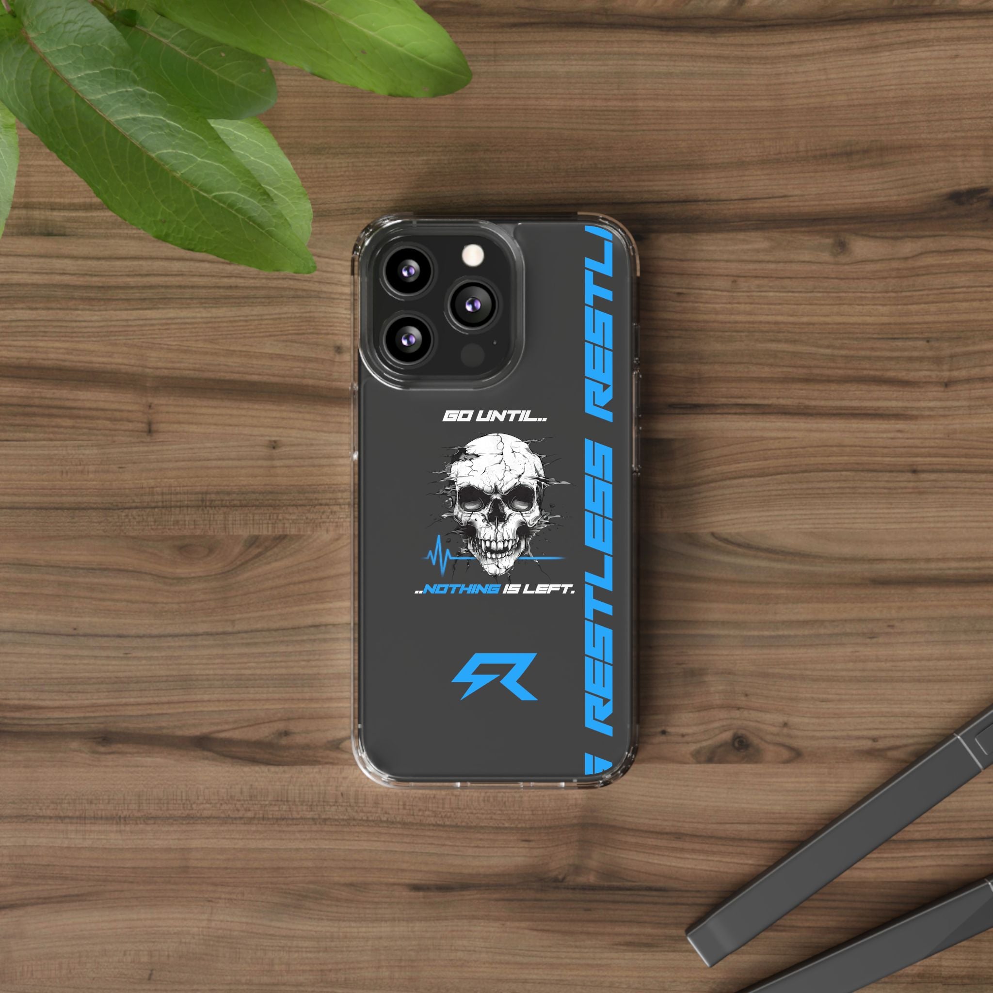 "Last Rep" Clear Phone Case — Pressure Proof