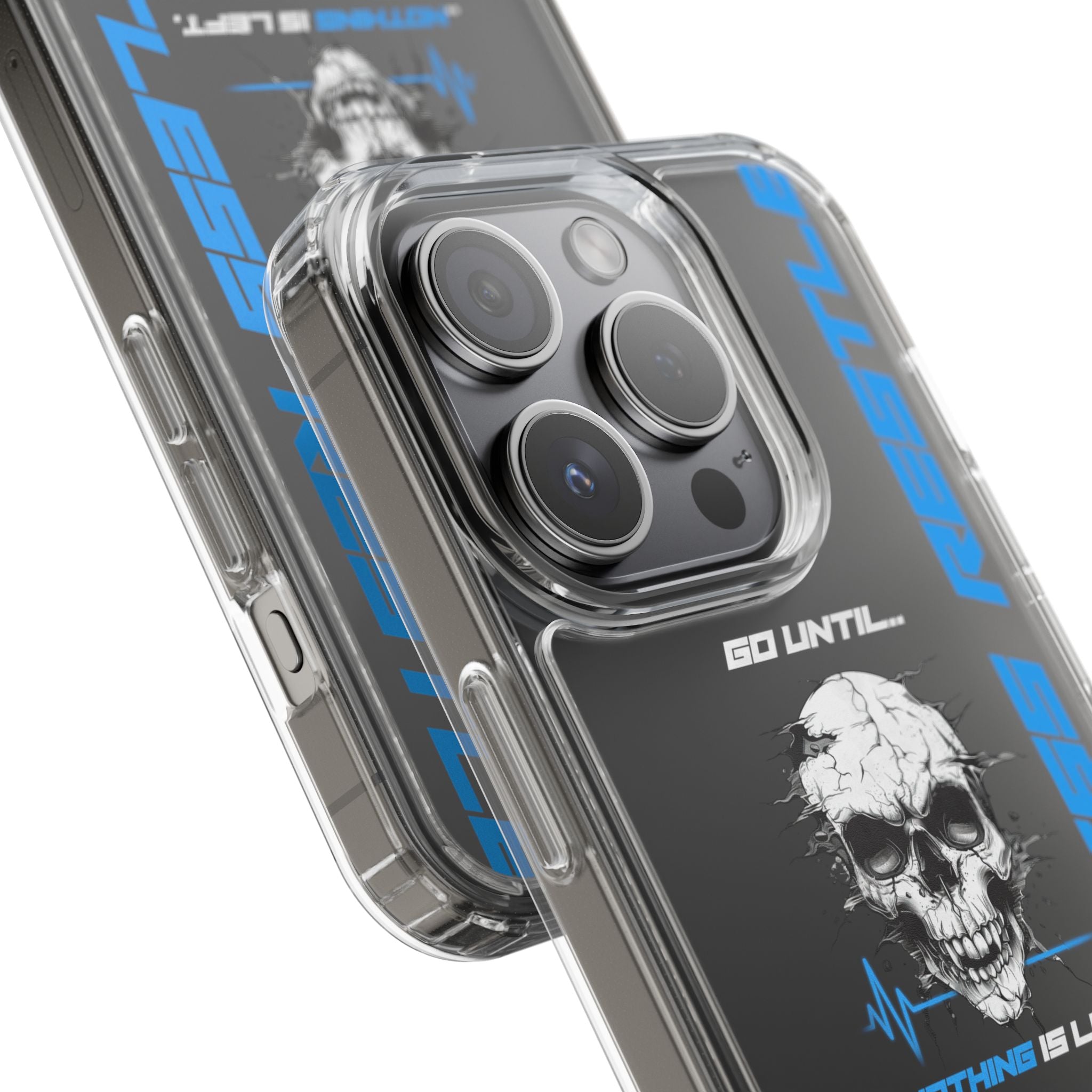 "Last Rep" Clear Phone Case — Pressure Proof