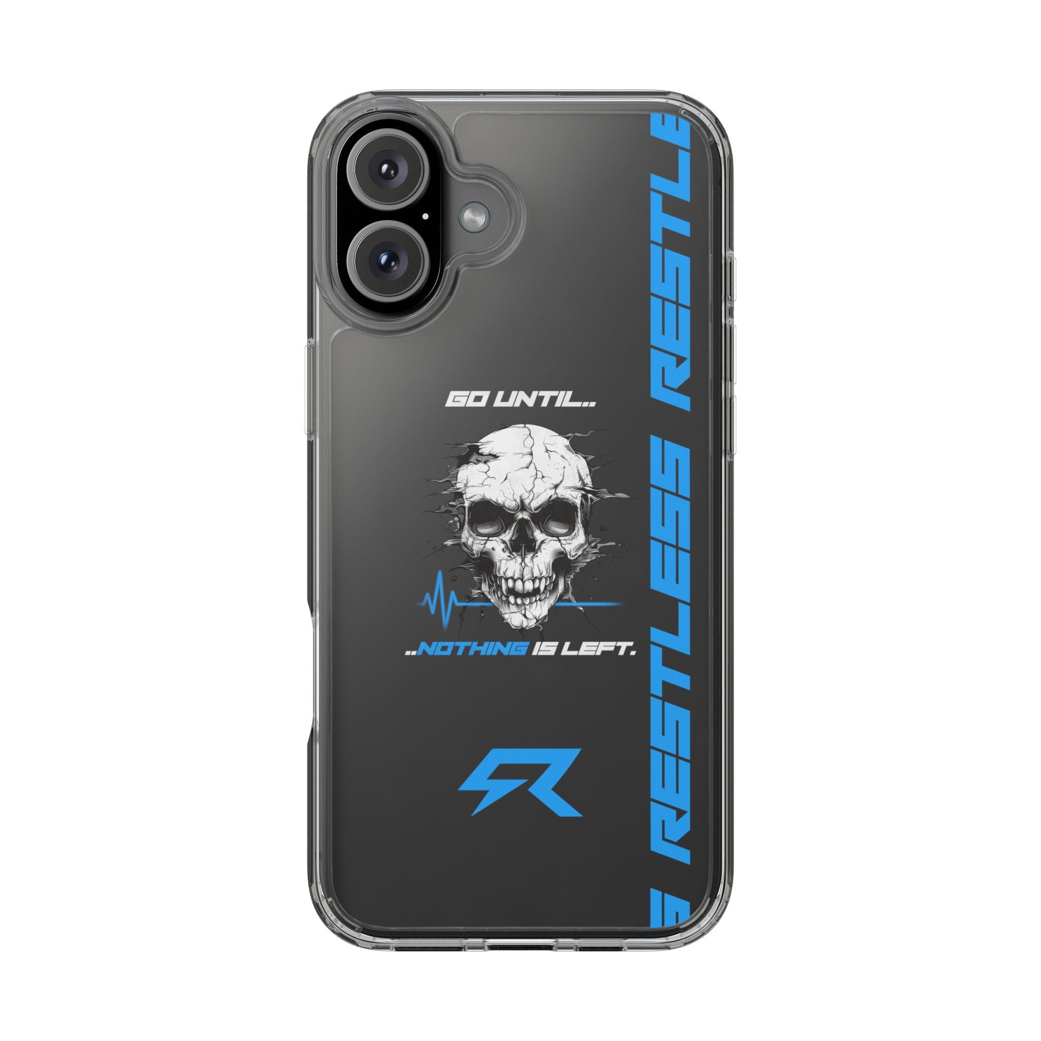 "Last Rep" Clear Phone Case — Pressure Proof