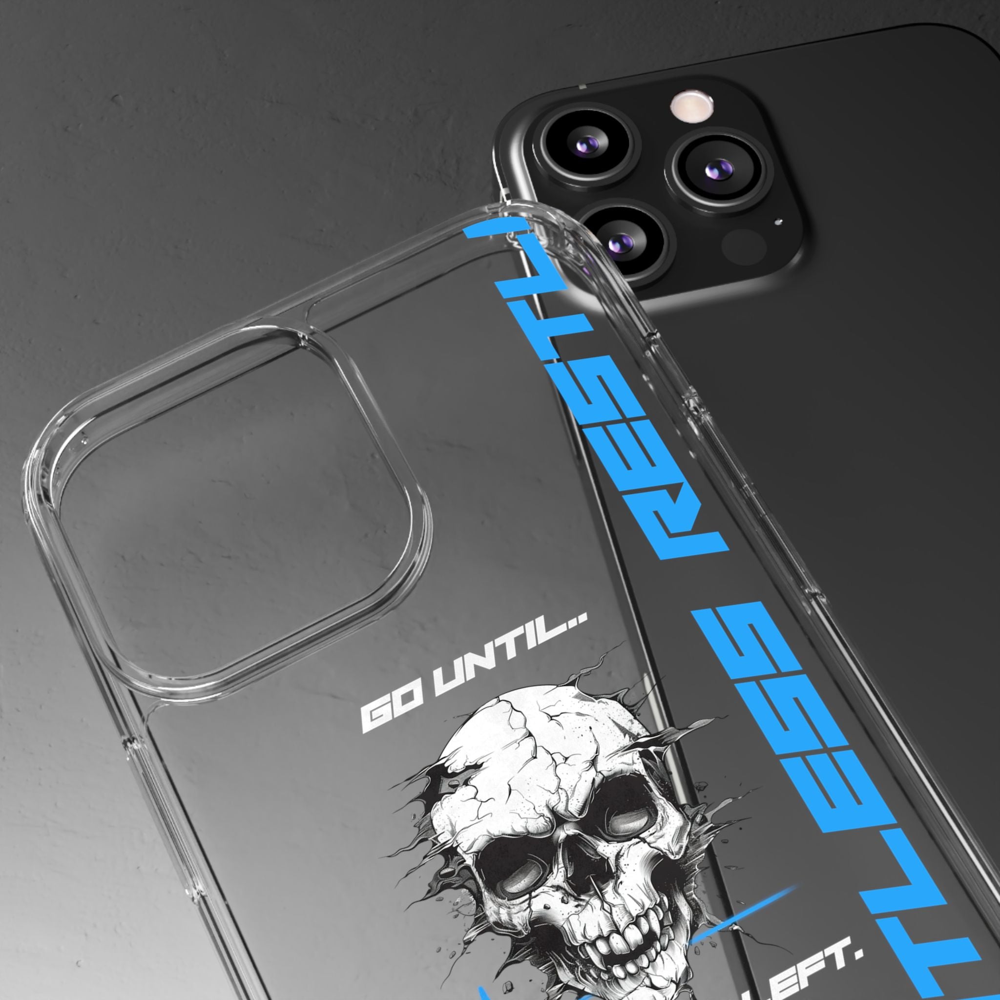 "Last Rep" Clear Phone Case — Pressure Proof