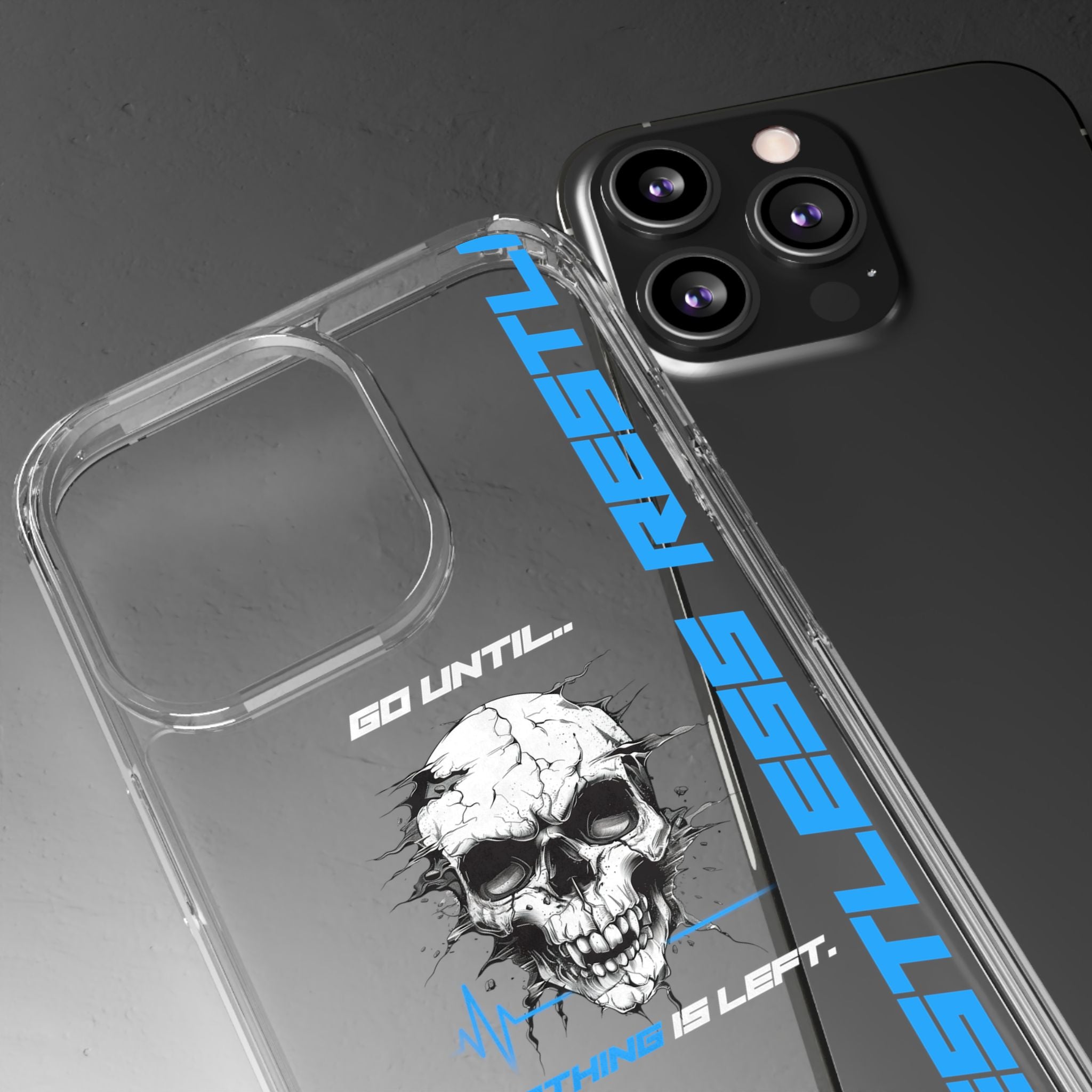 "Last Rep" Clear Phone Case — Pressure Proof