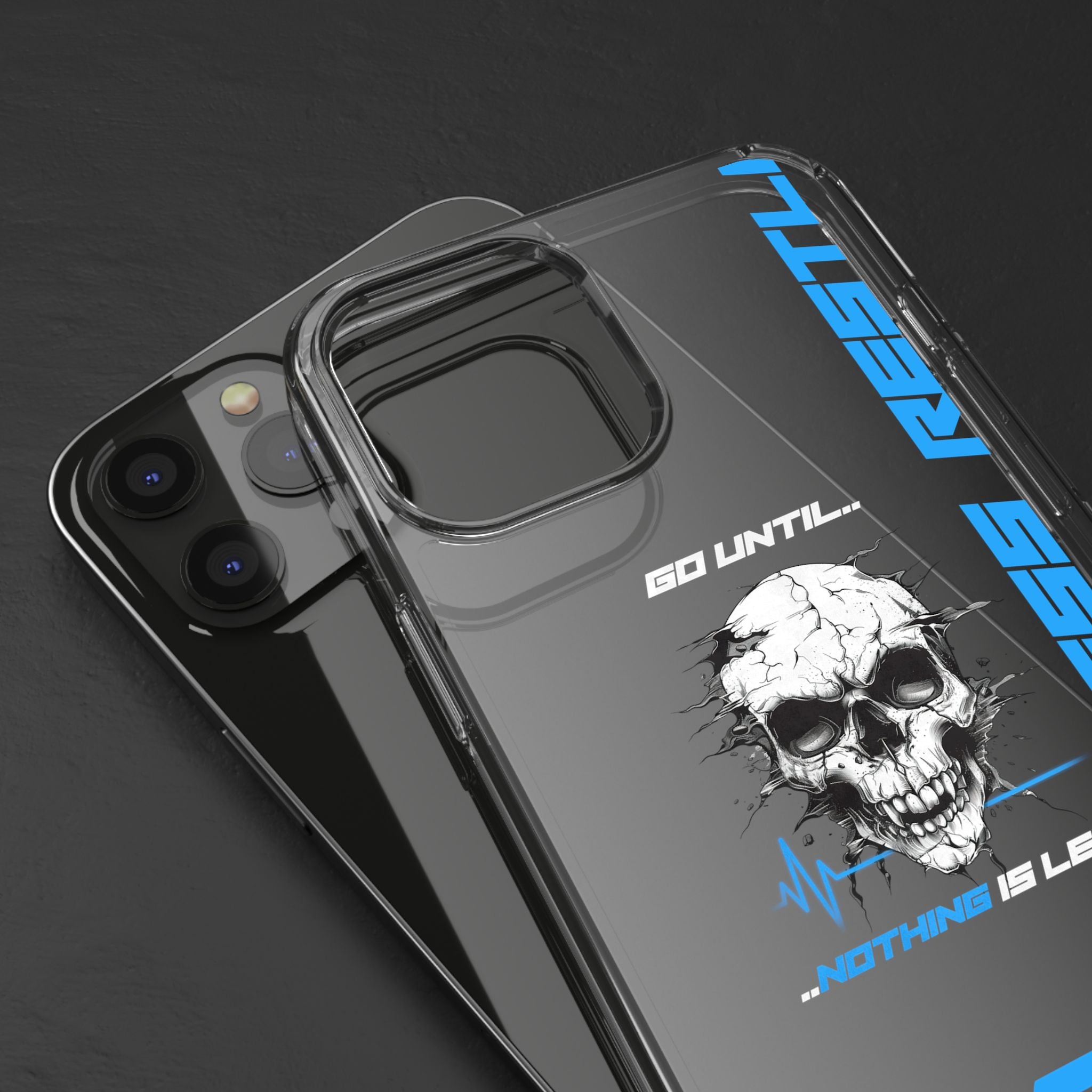 "Last Rep" Clear Phone Case — Pressure Proof