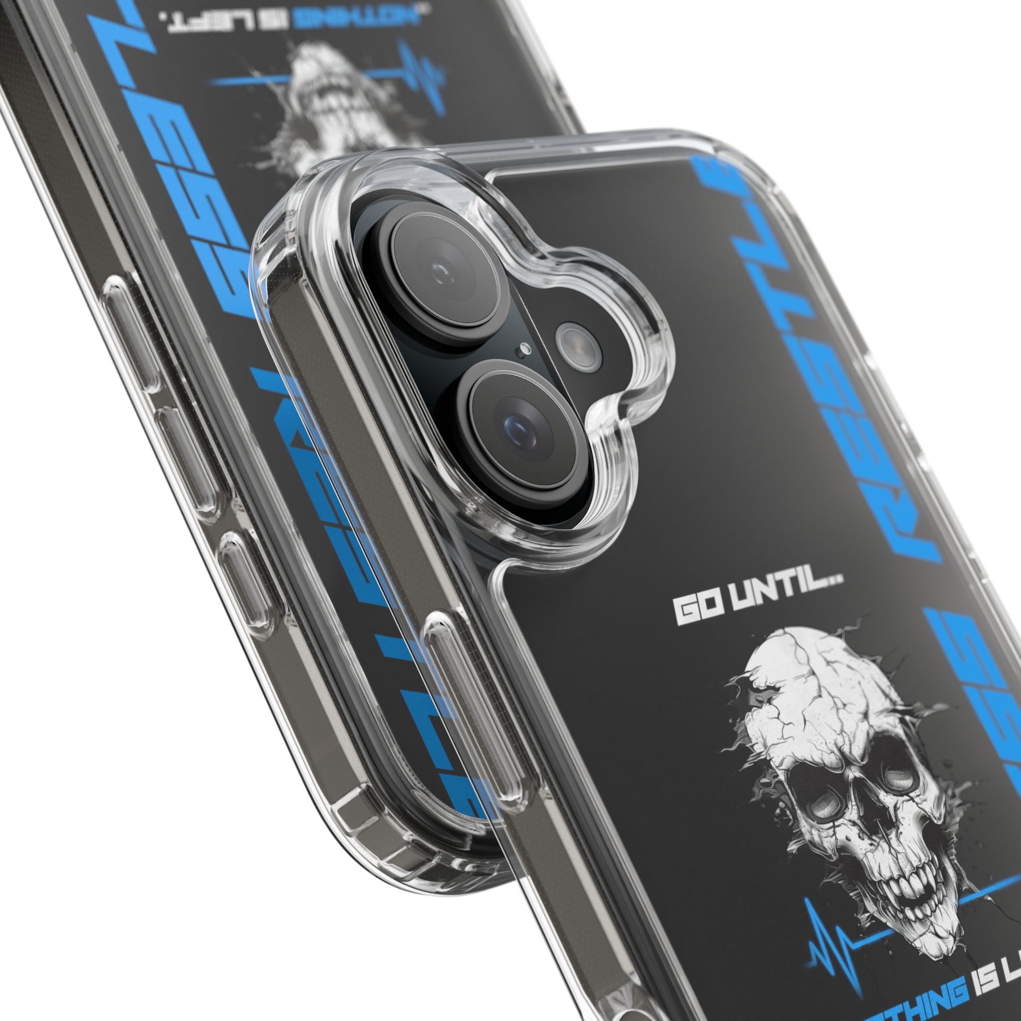 "Last Rep" Clear Phone Case — Pressure Proof