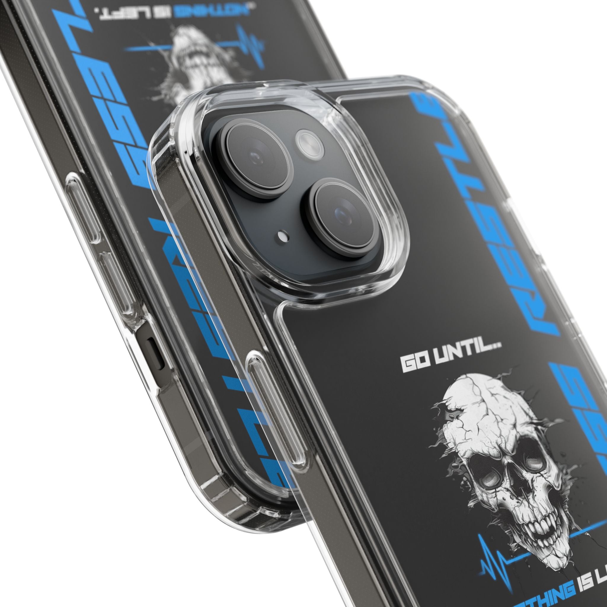 "Last Rep" Clear Phone Case — Pressure Proof