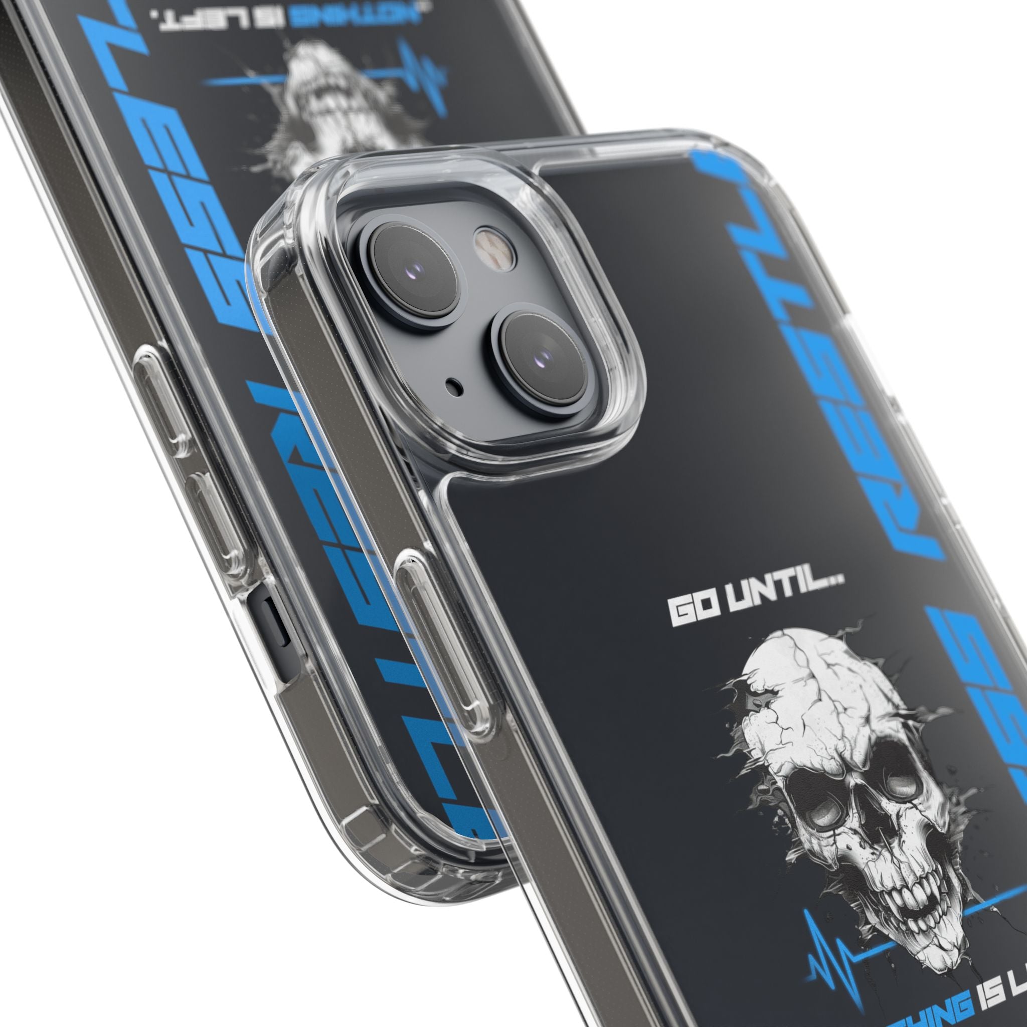 "Last Rep" Clear Phone Case — Pressure Proof