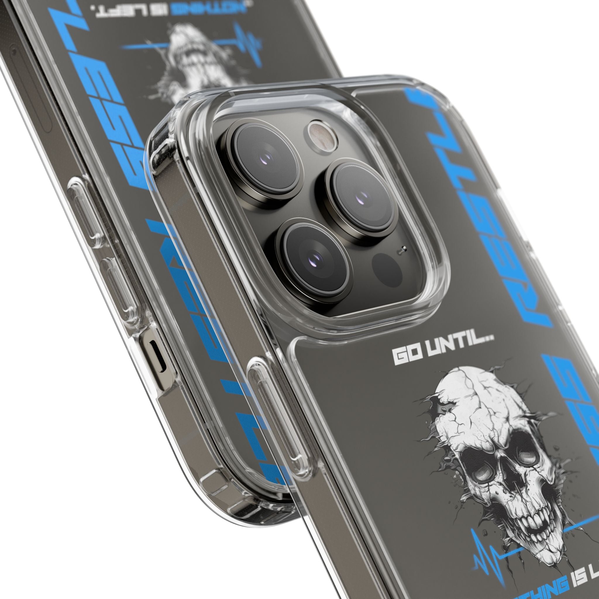 "Last Rep" Clear Phone Case — Pressure Proof