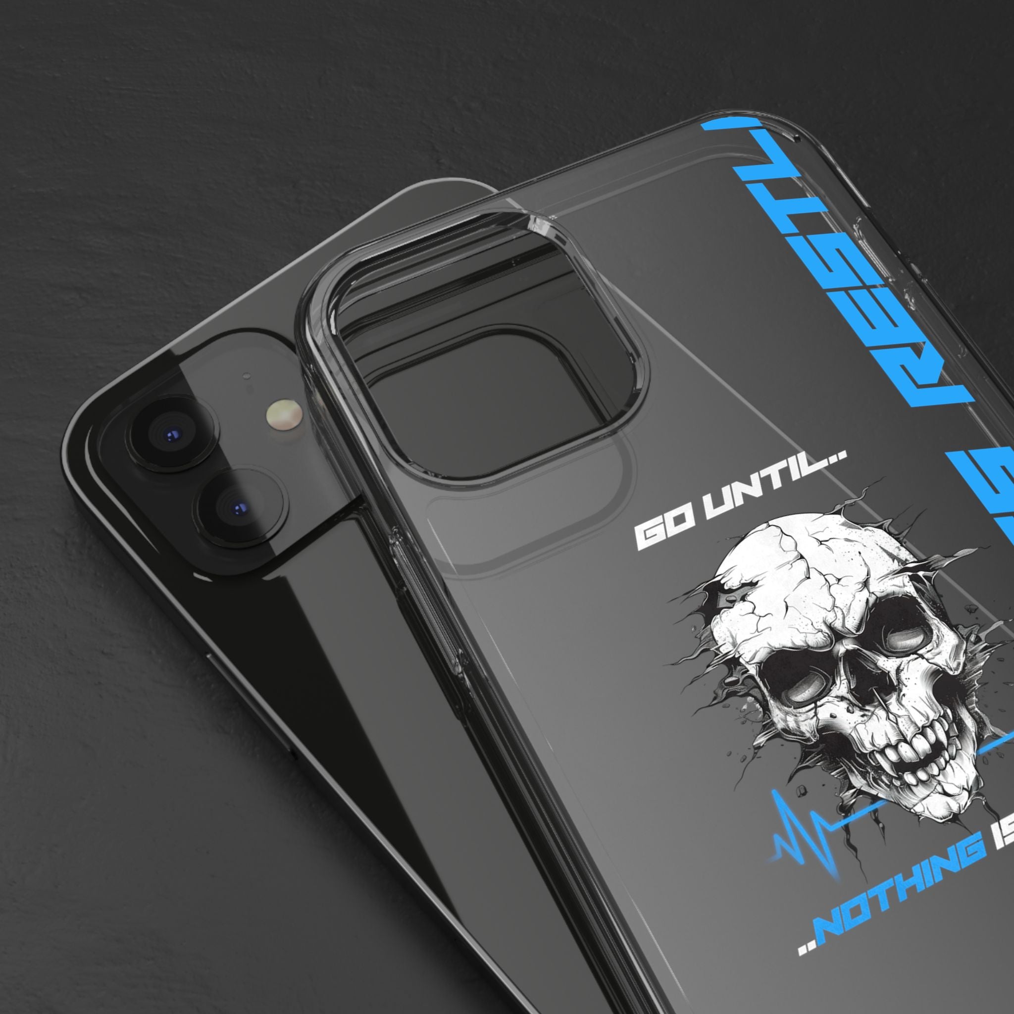 "Last Rep" Clear Phone Case — Pressure Proof