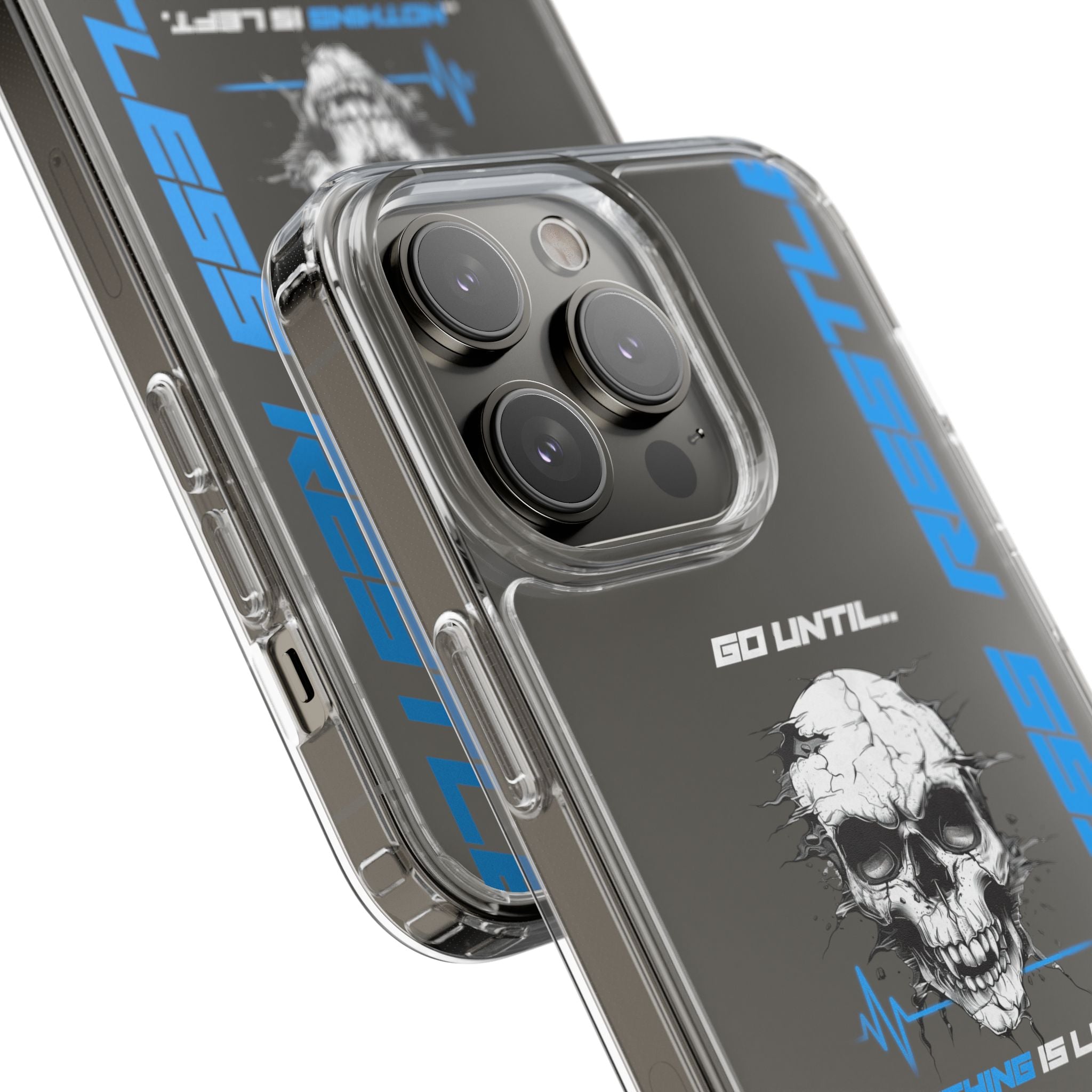 "Last Rep" Clear Phone Case — Pressure Proof